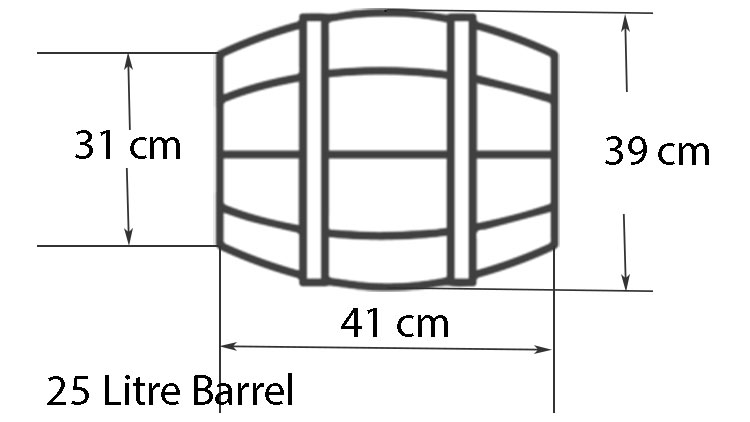 Oak Barrel (25 Litre)