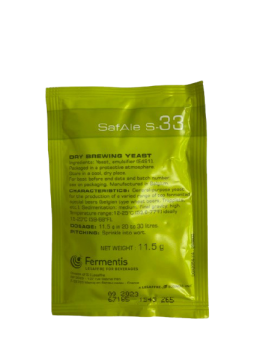 SafAle S-33 Yeast (11.5g)