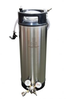 Cornelius Keg with Disconnects, Hose, Tap, and Regulator