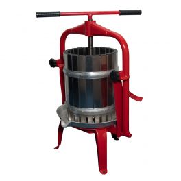20 Litre All Stainless Traditional Cross Beam Fruit Press (F25 INOX) - Ideal for Apples