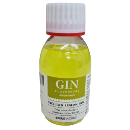 100ml - Sicilian Lemon Gin  Spiritworks Artisan Gin Range