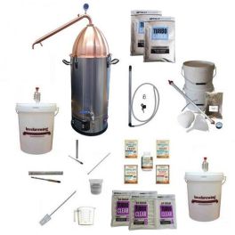 Spiritworks Boiler with Alembic Copper Dome and Alembic Copper Condenser - Complete Starter Bundle