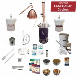 Ultimate Starter Kit with Spiritworks Boiler with Turbo 500 Copper Condenser Alembic Dome and Condenser 