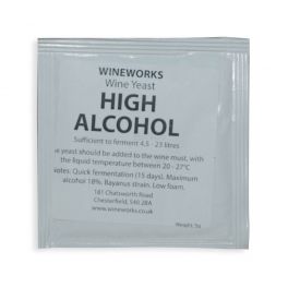 Wineworks High Alcohol Yeast 5g Sachet