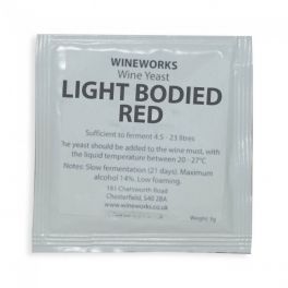 Yeast 5g Sachet - Light Bodied Red