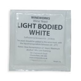Wineworks Light Bodied White Wine Yeast 5g Sachet