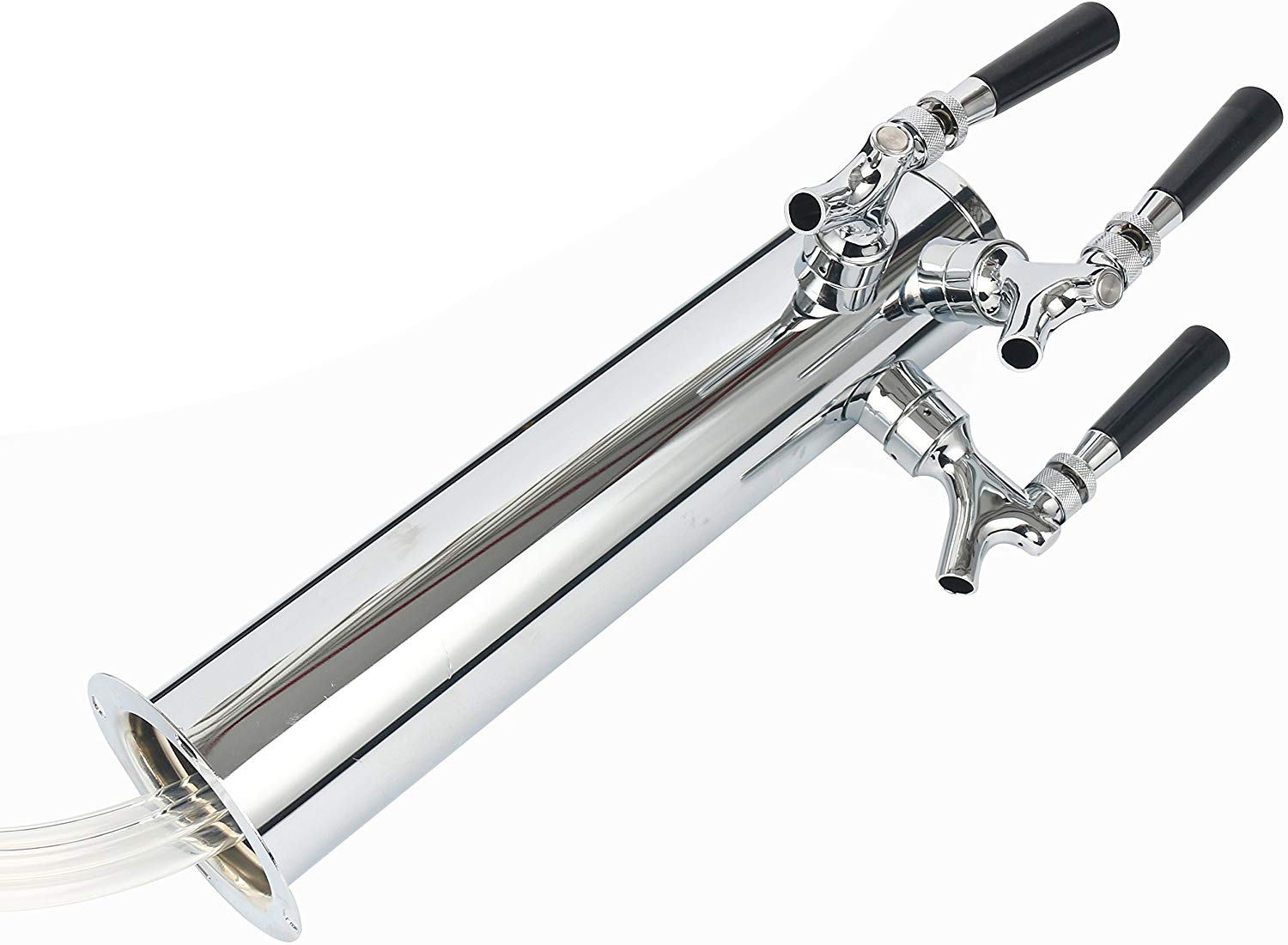 Draft Beer Tower - Triple Faucet, in Chrome 